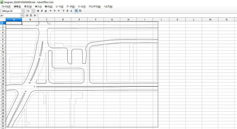 作業帯図、交通規制図（道路使用許可のための安全対策図）など